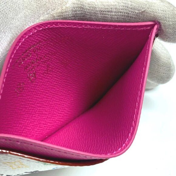 LOUIS VUITTON M13403 Takashi Murakami Porte Cult-Simple Card Holder Case Unused - Picture 7 of 11